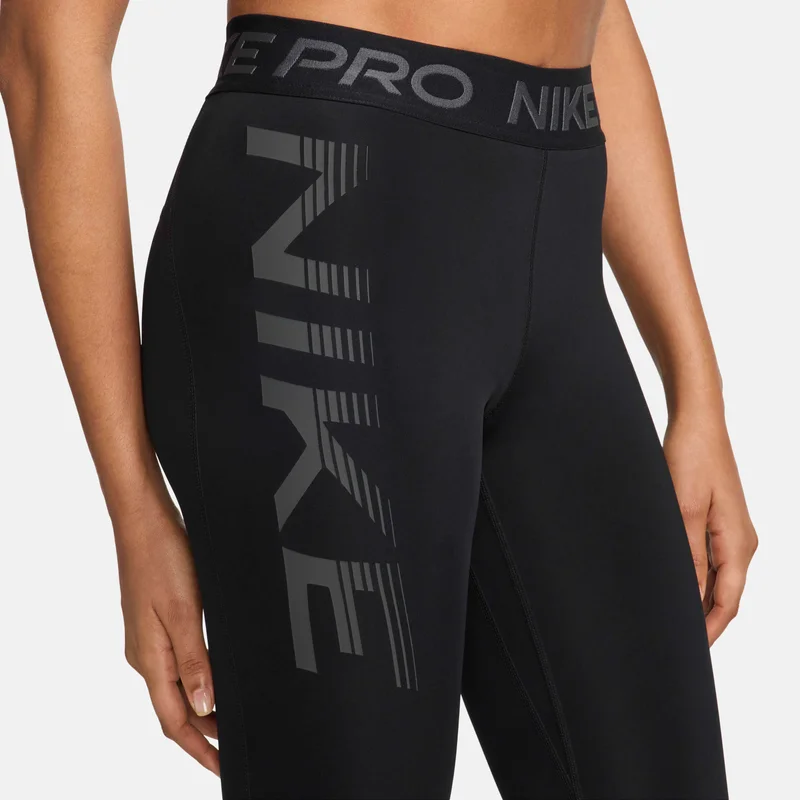 Nike Women's Pro Mid-Rise Graphic Leggings